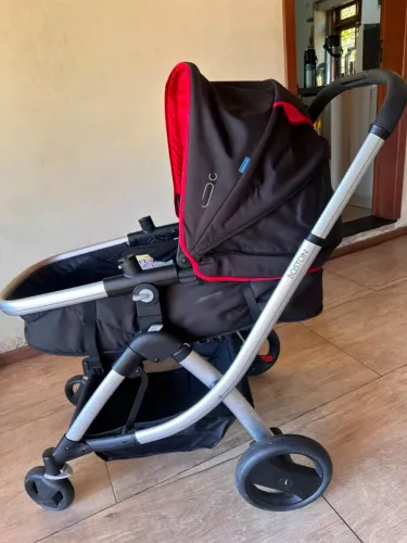 carrinho bebe com moisés e bebe conforto engate rapido
