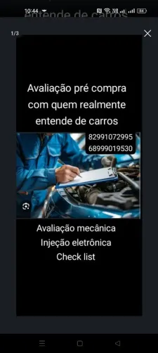 Avaliação pré compra 
