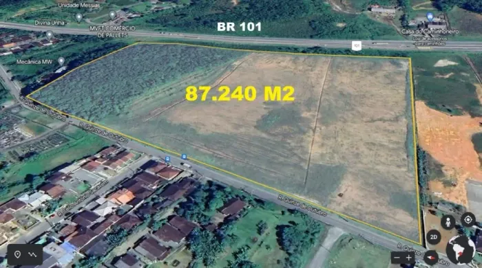 Terreno Industrial de 87.239m² à venda em Joinville-SC, Bairro Rio Bonito (Pirabeiraba) -