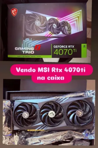 VENDO RTX MSI 4070 Ti 12GB