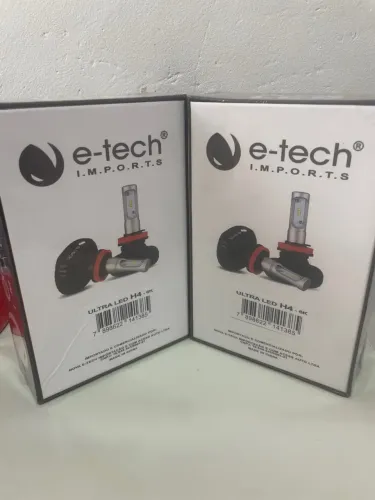 Lâmpada ultra led H4 6000k. e-tech