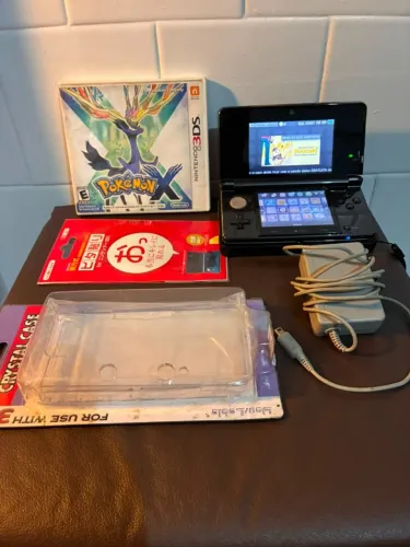 Nintendo 3DS Old com Dock, Película, Case + Pokemon X (CUPOM TECH5)