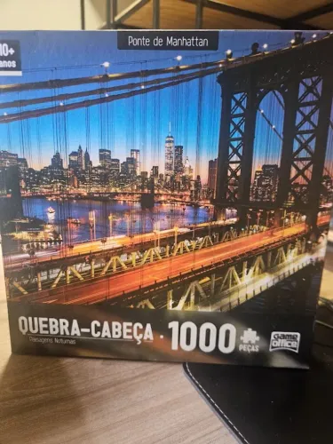 Quebra Cabeça 1000 peças Ponte de Manhattam Toyster