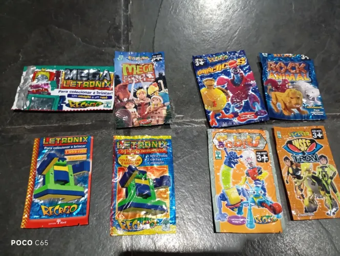 Pacotinhos abertos coleções recreio