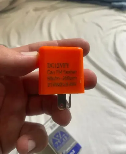 Relé regulável para pisca de led moto