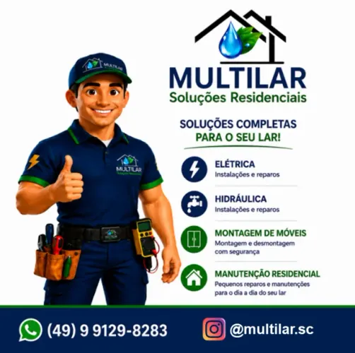 Serviços Residenciais e Empresariais: Eletricista, Encanador e Montagem de Móveis