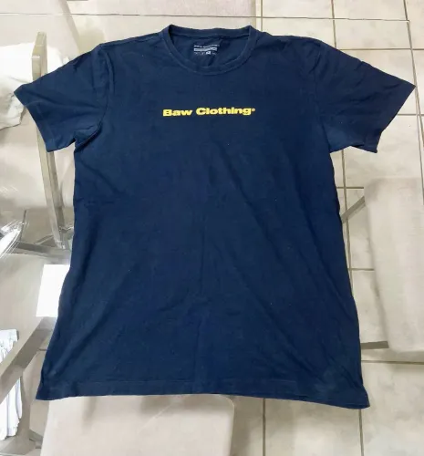 Camiseta BAW Azul marinho - Tamanho G