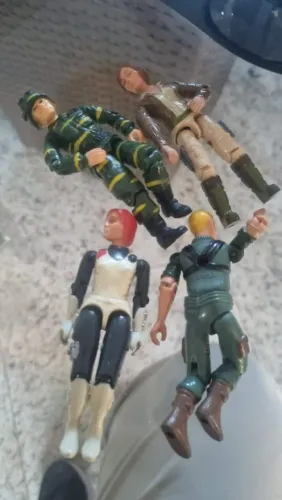 Bonecos originais anos 80 gi joe comandos em acao