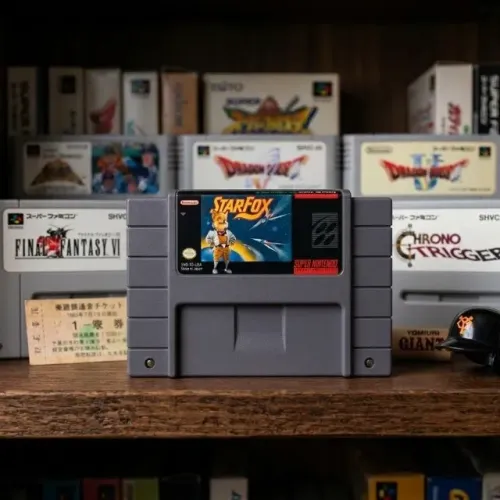 Cartucho Star Fox (Super Nintendo - Versão Nacional Playtronic) Original
