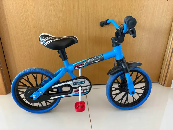Bicicleta nathor azul aro 12