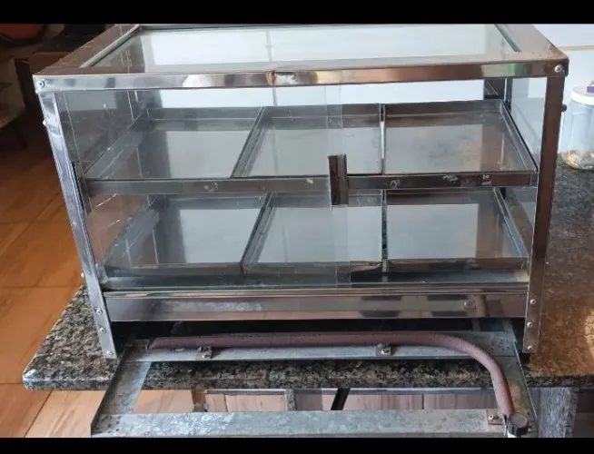 Estufa para salgados a gás