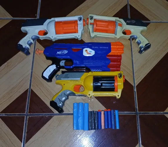 Nerf com dardos 