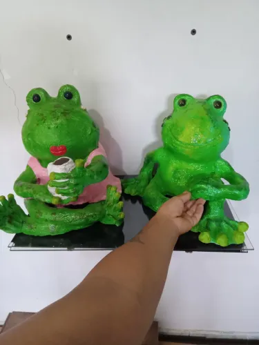 Casal de sapinhos super lindos de decoração
