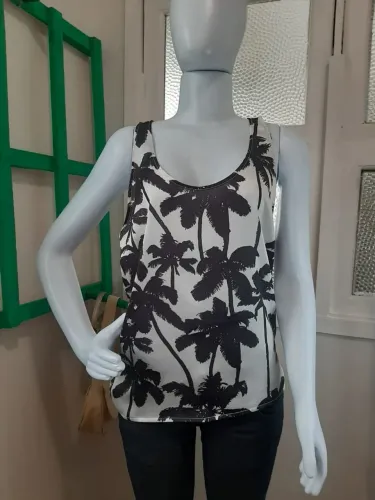 Blusa nadadora coqueiros
