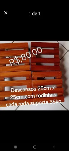 Descanso para vasos de plantas