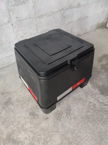 Baú De Moto 80 Litros Preto Para Entrega / Motoboy