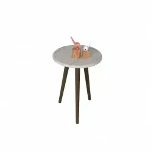 BECHARA - MESA LATERAL BRILHANTE - CARRARA