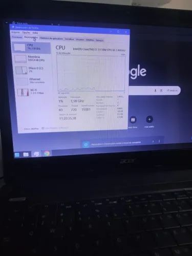 Notebook Acer TravelMate P243 / não está segurando carga