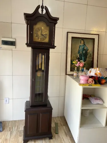 Relógio de Coluna Chão Pedestal Carrilhão Cordas