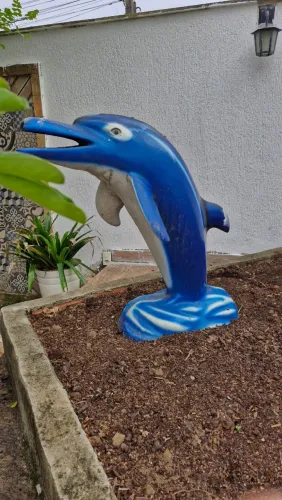 Golfinho cascata para piscina