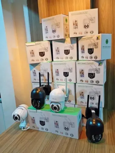 Câmera de segurança wi-fi à prova d'água externa