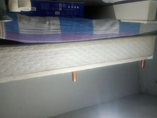 Cama box solteiro com colchão 