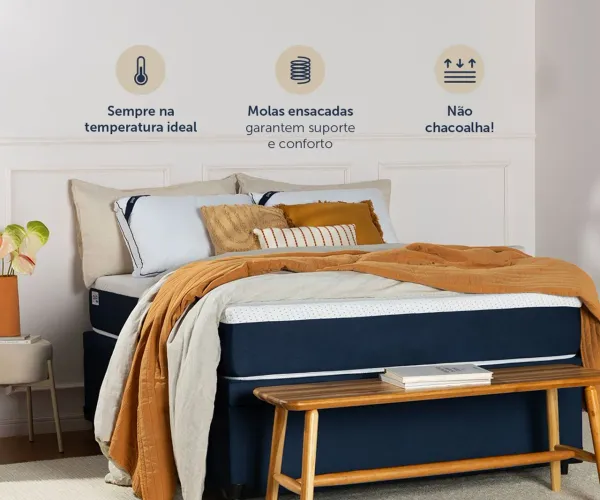 Cama Guldi Original (colchão e base box)