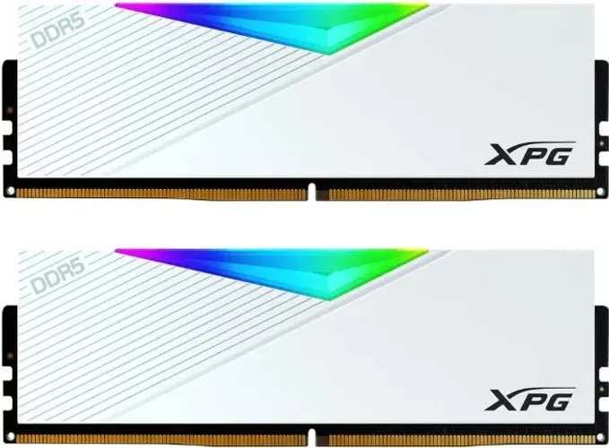 [Lacrado] Kit Memória Ram DDR5 32gb 2x16 6400mhz CL32 ADATA XPG WHITE