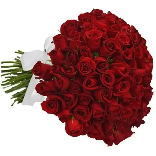 BUQUÊ 50 ROSAS VERMELHAS