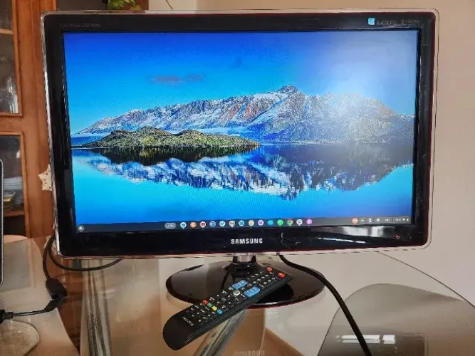 Monitor TV Samsung SyncMaster 24" Full HD P2470HN - Tudo 100% + Controle Original