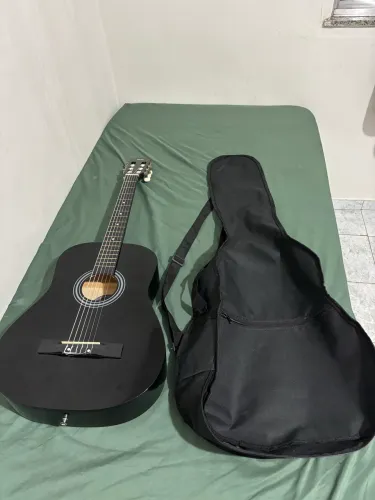 Violão para iniciante com capa