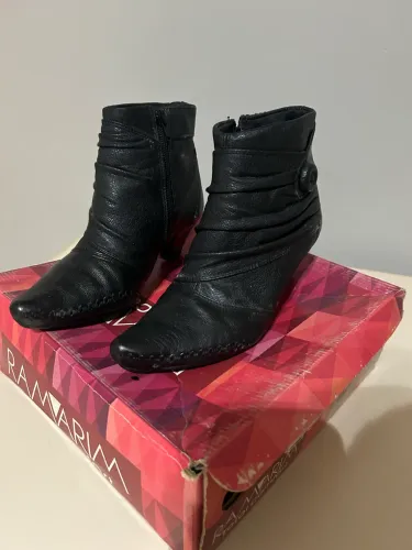Bota preta feminino tamanho 35 original