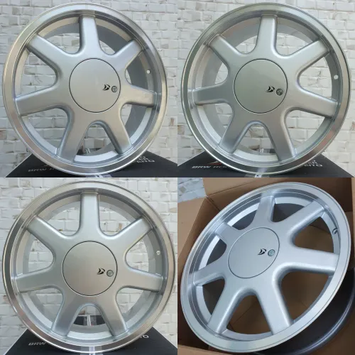 Jogo de Rodas Aro 17x6, Brw2180 Sttar, furação 4x100/108, Novas. 