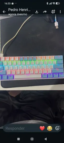 Teclado mecânico 60%