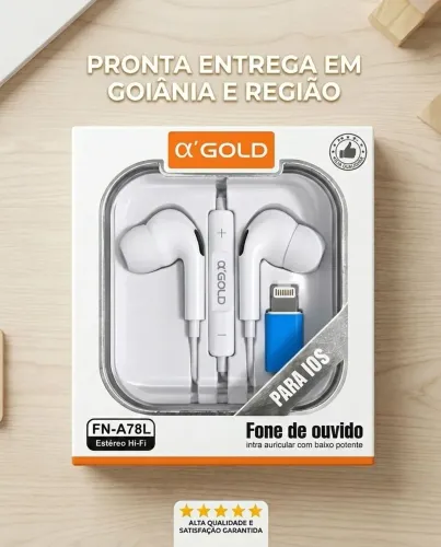 Fone de Ouvido Lighting iPhone