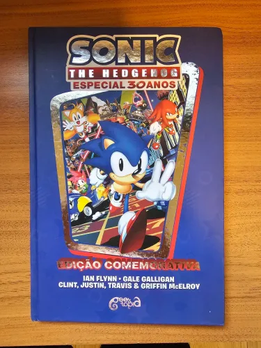 LIVROS SONIC GEEK AS 13 EDIÇÕES TODAS