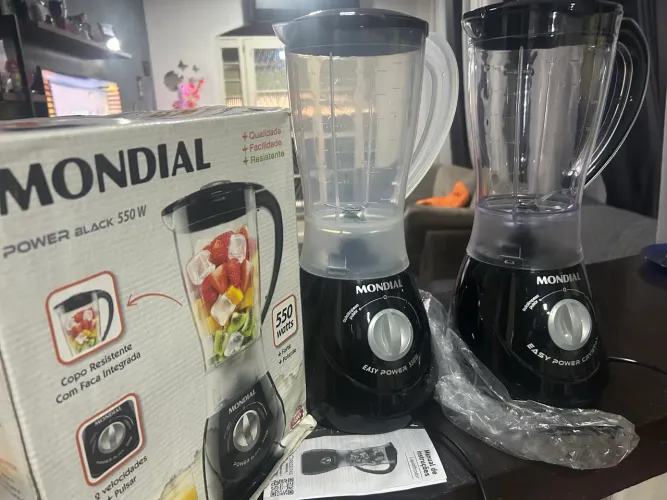 Liquidificador mondial Power Black NOVO