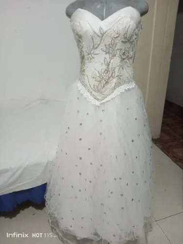 Vestido dê noiva branco