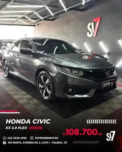 Honda Civic Sedan EXL 2.0 Flex 16V Aut.4p 2018