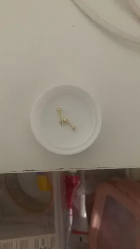 Brinco bebê ouro 3mm
