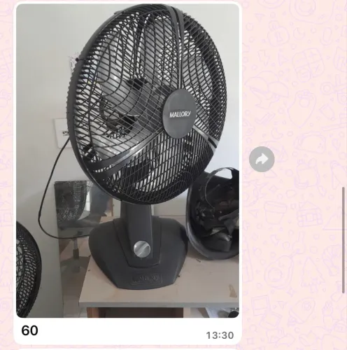 Ventiladores e cômoda 
