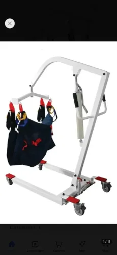 Guindaste/Elevador Hidráulico para Transferência de Pacientes