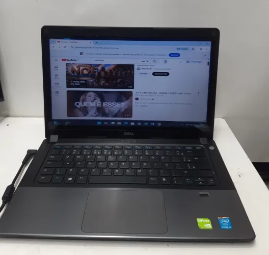 Notebook Dell i5 da 4 geração,  8gb de memória,  hd 500gb,  Windows 11 , touch-screen 