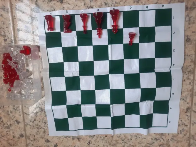 Jogo de xadrez mais jogo de damas