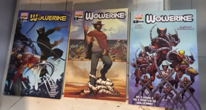 3 Hqs Wolverine - 4ª Série/Panini - NOVAS - Vol 1 a 3 - 2022 Percy Cassara Vicenti