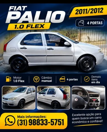 Fiat Palio 1.0 Economy Fire Flex 8V 4P 2012