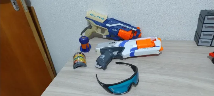 Lote Nerfs e óculos originais