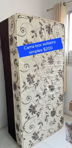 Vende-se cama box solteiro * 