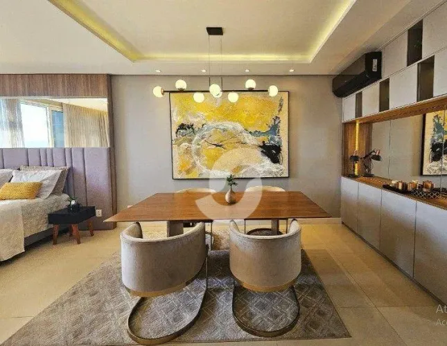 Flat com 1 dormitório à venda, 45 m² por R$ 1.350.000,00 - Centro - Florianópolis/SC