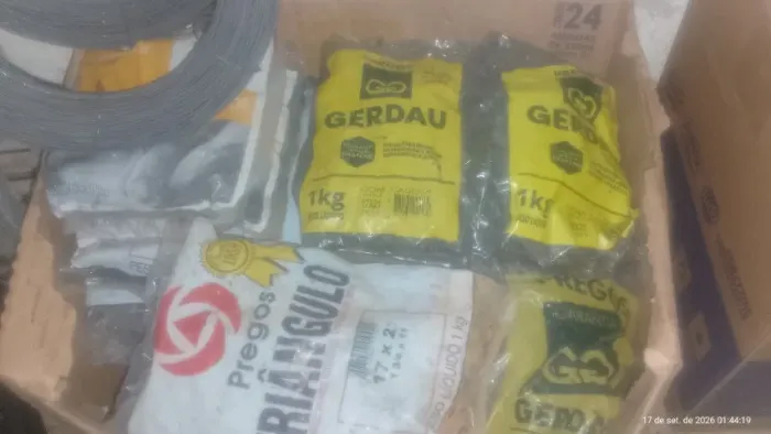 Pregos para construção 